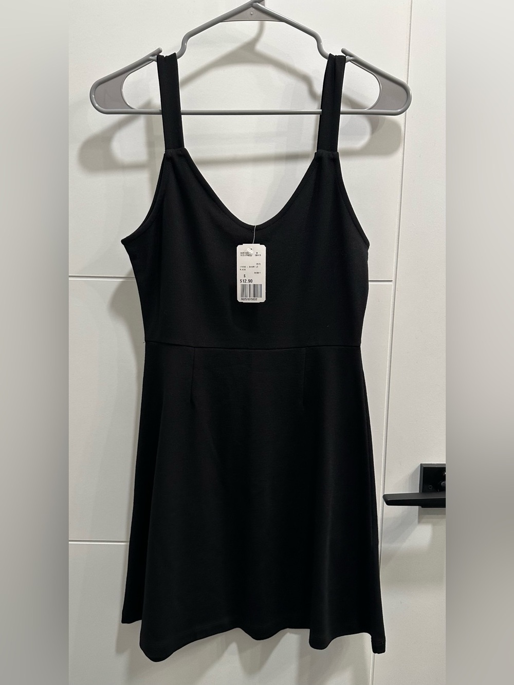 Forever 21 Black Tank Skater Mini Dress Fit and Flare Size Small New With Tags